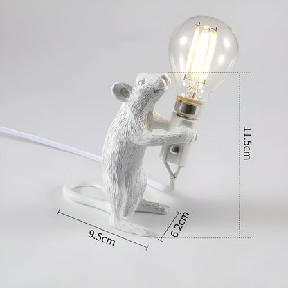 MouseSparkle Muis LED Lamp | Speelse Tafeldecoratie met Warm Licht