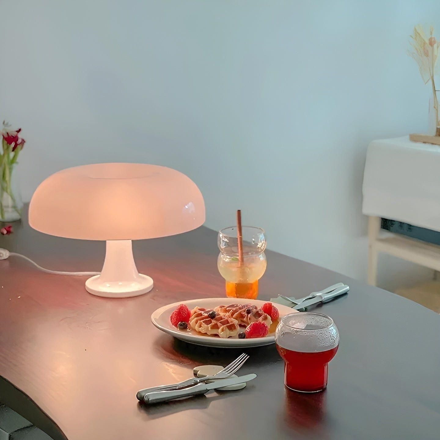 Astori Mushroom Lamp | Moderne Paddenstoel Tafellamp voor Slaapkamer