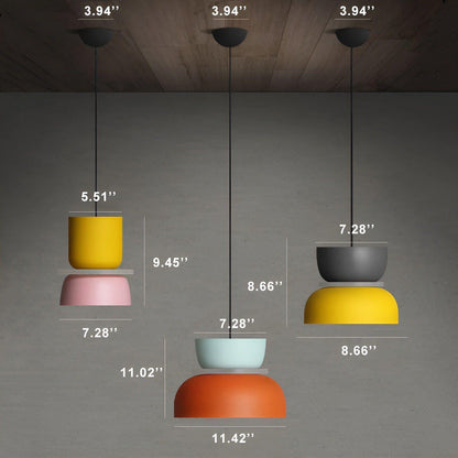 Macaron LED Hanglamp | Kleurrijke Decoratieve Plafondlamp voor Woonkamer