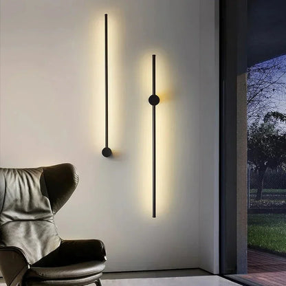 Nordic Lineaire LED Wandlamp | Minimalistisch Wandlicht Single en Double Line