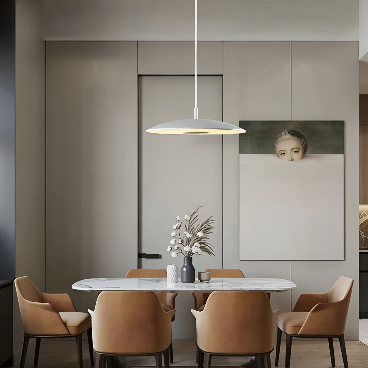 Moderne LED Hanglamp IJzer en Nikkel | Decoratief Warm Licht voor Thuis