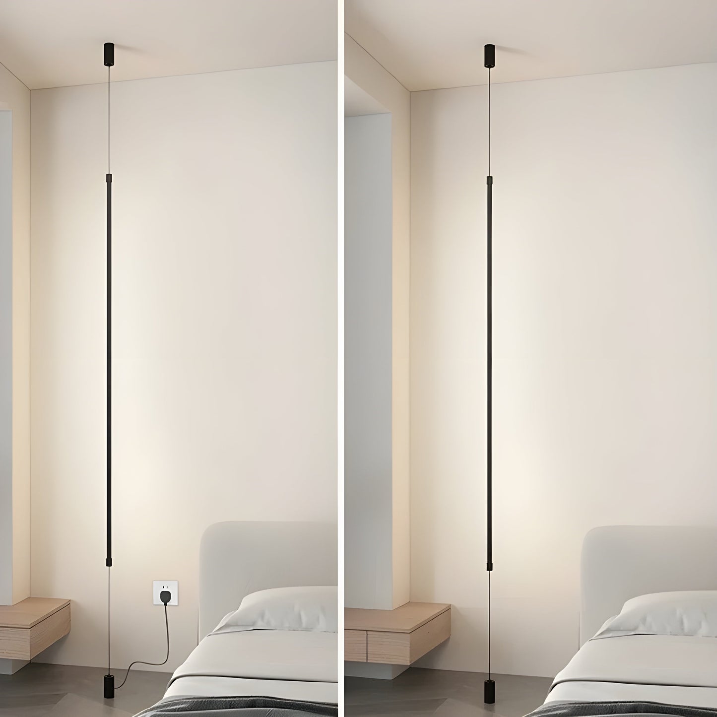 Slanke LED Vloerlamp | Minimalistisch Design voor Woonkamer en Slaapkamer