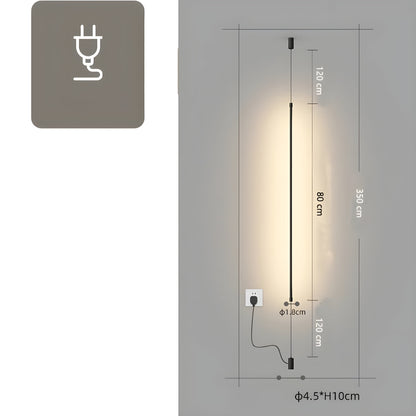 Slanke LED Vloerlamp | Minimalistisch Design voor Woonkamer en Slaapkamer
