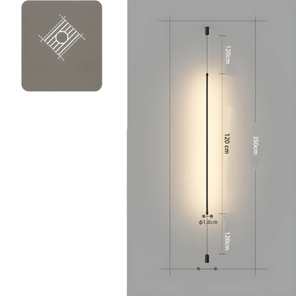 Slanke LED Vloerlamp | Minimalistisch Design voor Woonkamer en Slaapkamer