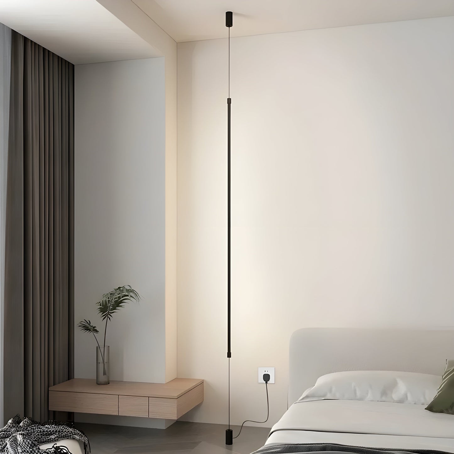 Slanke LED Vloerlamp | Minimalistisch Design voor Woonkamer en Slaapkamer