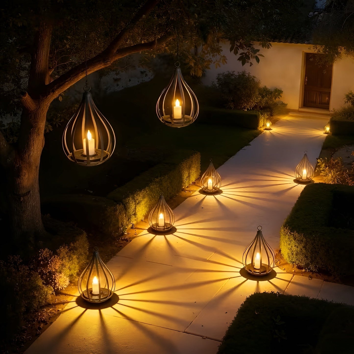 Solar Druppel Tuinlamp Decoratief | Weersbestendige Sfeerverlichting Buiten