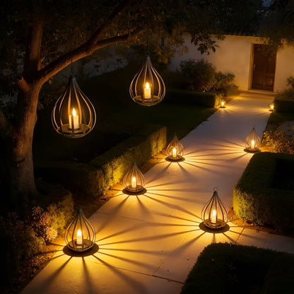 Solar Druppel Tuinlamp Decoratief | Weersbestendige Sfeerverlichting Buiten