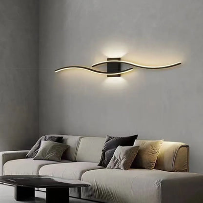 Aurum Moderne Wandlamp met Dubbele Verlichting | Metaal voor Woonkamer en Eetkamer