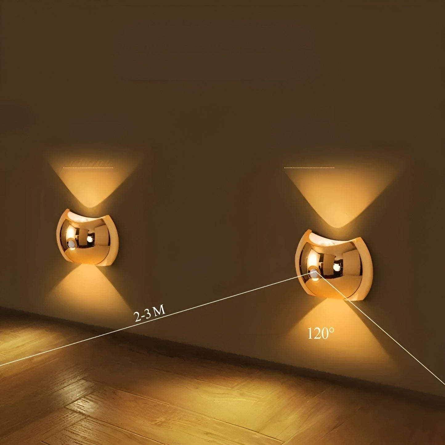 Wandlamp met Bewegingssensor | Duaal LED Licht Boven en Onder, Magnetisch en Draagbaar