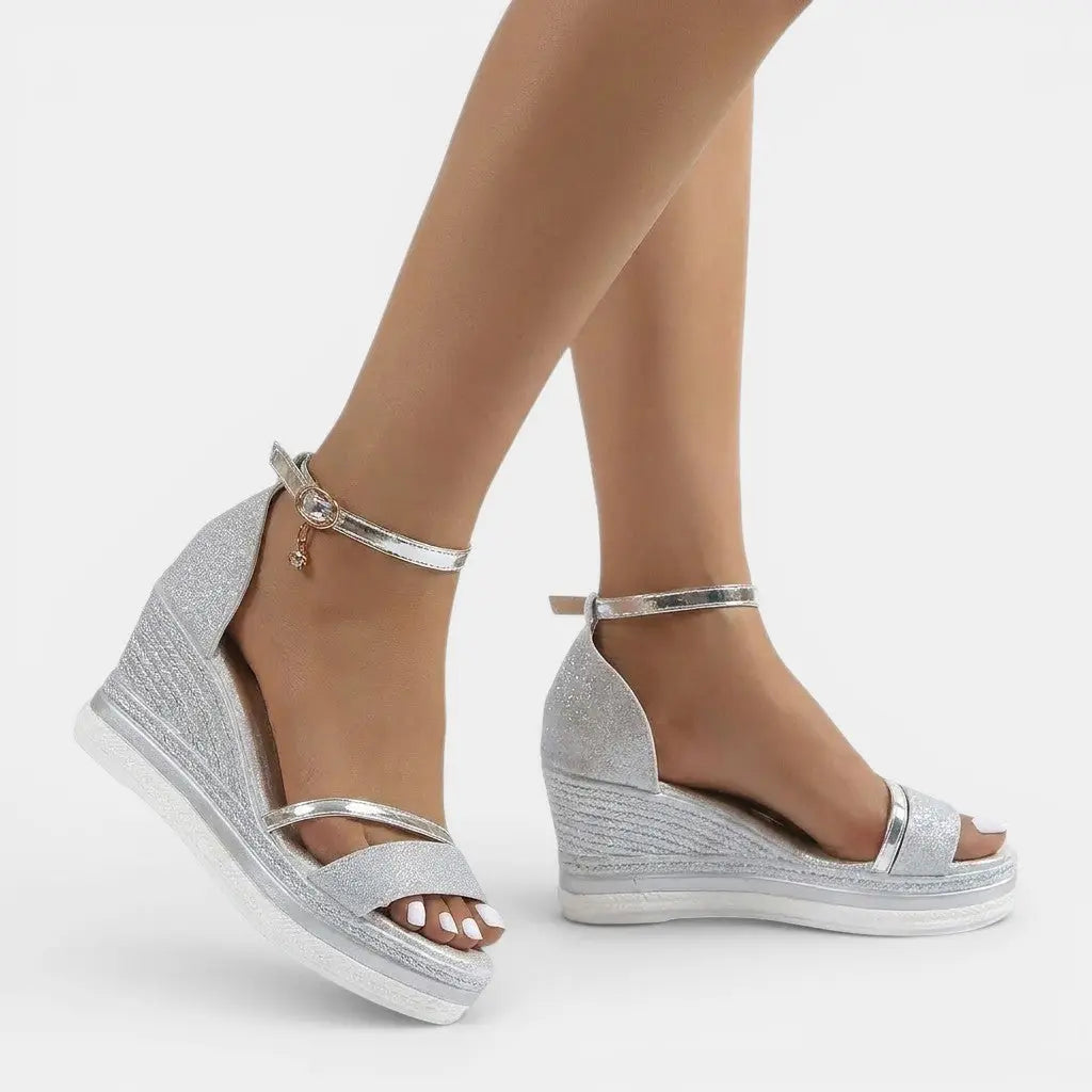 Supportiva — Cushioned Synthetic Sandals With Elegant Supportive Summer Design