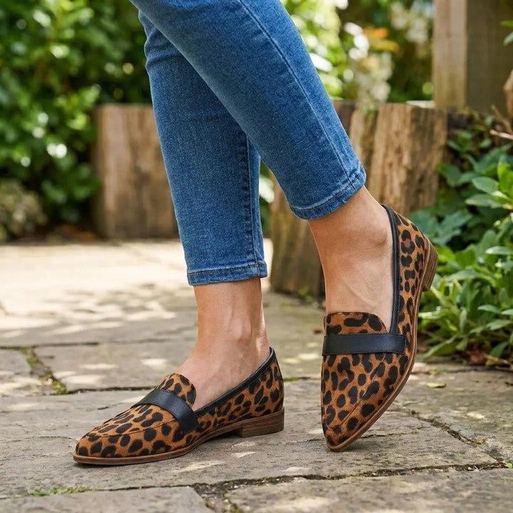 Pennyblack — Elegant Leather Loafers With Chic Black Penny Everyday Design
