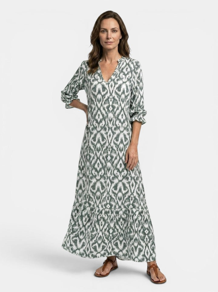 Marcellina — Flowing Viscose Maxi Dress With Elegant Relaxed Summer Style