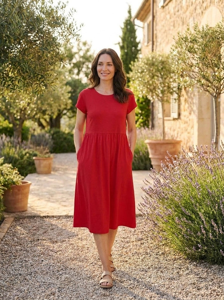 Beatrix — Soft Cotton Summer Dress With Relaxed Fit For Casual Everyday Wear