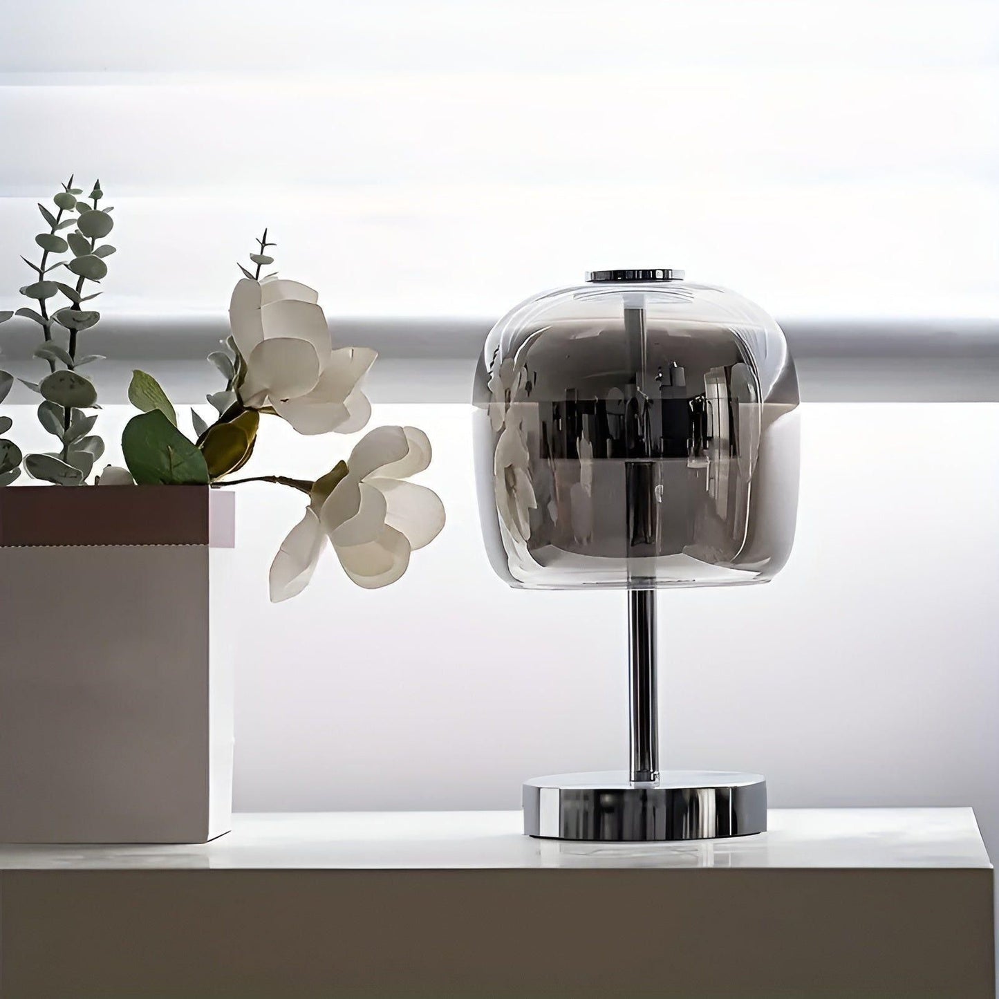 Lux Shine Lamp | Verguld Glas Bureaulamp voor Ambient Sfeerverlichting